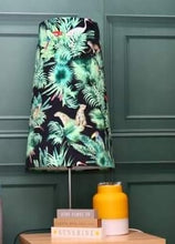 Load image into Gallery viewer, Bespoke Handcrafted Cone Plush Velvet Oversized Lampshades - Amazon - 2 colours and 2 Sizes