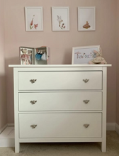 Load image into Gallery viewer, Brass Bee Drawer Knob - Nickel Finish
