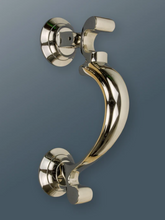 Load image into Gallery viewer, Brass Doctors Door Knocker - Nickel Finish