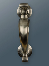 Load image into Gallery viewer, Brass Doctors Door Knocker - Pewter Finish