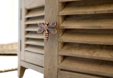 Load image into Gallery viewer, Brass Dragonfly Drawer Knob - Antique Copper Finish