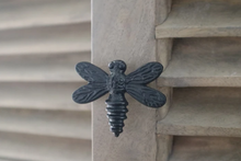 Load image into Gallery viewer, Brass Dragonfly Drawer Knob - Black Finish