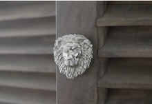 Load image into Gallery viewer, Brass Lion Drawer Knob - Nickel Finish