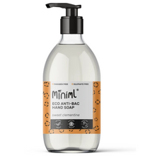 Load image into Gallery viewer, Miniml Eco Anti-bac hand soap - Sweet Clementine. 500ml Glass Pump