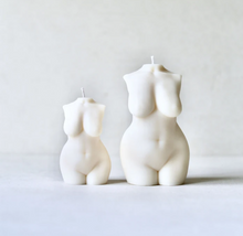Load image into Gallery viewer, Curvy Sister Candle - Ebony, Cocoa and Chalk