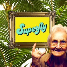 Load image into Gallery viewer, SUPERFLY TYPOGRAPHY ART PRINT/ART POSTER/WALL ART - A4