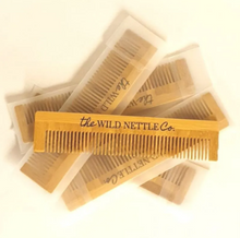 Load image into Gallery viewer, Natural Bamboo Comb