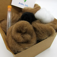 Load image into Gallery viewer, Floppy Dog Needle Felting Kit