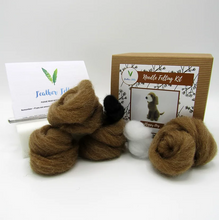 Load image into Gallery viewer, Floppy Dog Needle Felting Kit