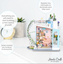 Load image into Gallery viewer, DIY Miniature House Kit: Dora's Loft
