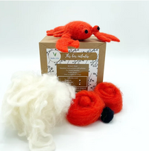 Load image into Gallery viewer, Red Lobster Needle Felting Kit