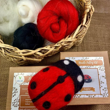 Load image into Gallery viewer, Ladybird Needle Felting Kit