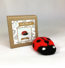 Load image into Gallery viewer, Ladybird Needle Felting Kit