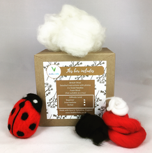 Load image into Gallery viewer, Ladybird Needle Felting Kit