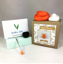 Load image into Gallery viewer, Baby Fox Needle Felting Kit