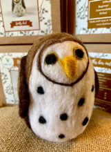 Load image into Gallery viewer, Spotty Owl Needle Felting Kit