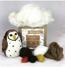 Load image into Gallery viewer, Spotty Owl Needle Felting Kit