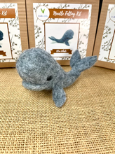 Load image into Gallery viewer, Blue Whale Needle Felting Kit
