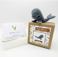 Load image into Gallery viewer, Blue Whale Needle Felting Kit