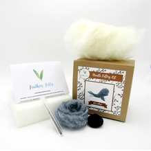Load image into Gallery viewer, Blue Whale Needle Felting Kit