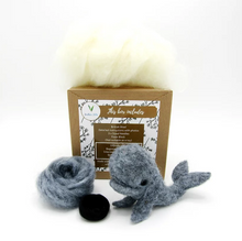Load image into Gallery viewer, Blue Whale Needle Felting Kit