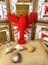 Load image into Gallery viewer, Red Lobster Needle Felting Kit