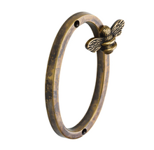 Load image into Gallery viewer, Brass bee Premium House/Door Numbers with Bee in Heritage Finish 0-9