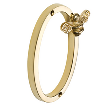 Load image into Gallery viewer, Brass Bee Premium House/Door Numbers with Bee in Brass Finish 0-9