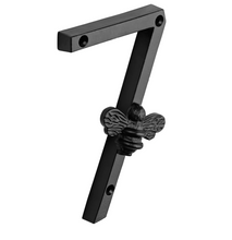 Load image into Gallery viewer, Brass Bee Premium House/Door Numbers with Bee in Black Finish 0-9