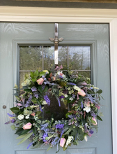Load image into Gallery viewer, Brass bee Wreath Hanger - Nickel Finish