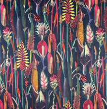 Load image into Gallery viewer, Bespoke Handcrafted Cone Plush Velvet Oversized Lampshades - Botanical Gardens - 8 Designs and 2 Sizes