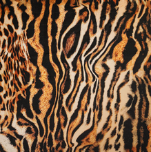 Load image into Gallery viewer, Bespoke Handcrafted Cone Plush Velvet Oversized Lampshades - Animal Print - 2 Designs and 2 Sizes
