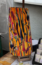 Load image into Gallery viewer, Bespoke Handcrafted Cone Plush Velvet Oversized Lampshades - Botanical Gardens - 8 Designs and 2 Sizes