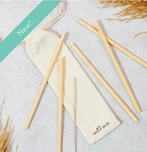 Load image into Gallery viewer, BAMBOO STRAWS - SET OF 6