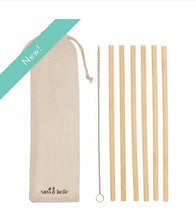 Load image into Gallery viewer, BAMBOO STRAWS - SET OF 6