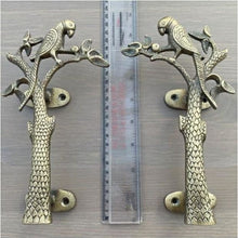Load image into Gallery viewer, Pair of Parrot on Door Handles