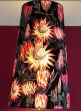 Load image into Gallery viewer, Bespoke Handcrafted Cone Plush Velvet Oversized Lampshades - Protea - 2 Sizes