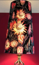 Load image into Gallery viewer, Bespoke Handcrafted Cone Plush Velvet Oversized Lampshades - Protea - 2 Sizes