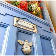 Load image into Gallery viewer, Brass Bumble Bee Door Knocker - Nickel/Chrome Finish