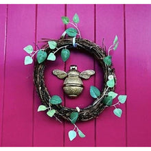 Load image into Gallery viewer, Brass Bumble Bee Door Knocker - Brass Finish
