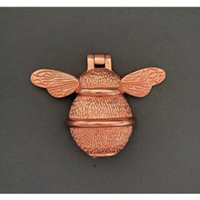 Load image into Gallery viewer, Brass Bumble Bee Door Knocker - Rose Gold Finish