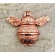 Load image into Gallery viewer, Brass Bumble Bee Door Knocker - Rose Gold Finish
