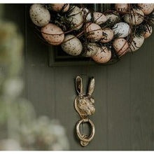 Load image into Gallery viewer, Brass Hare Door Knocker - Nickel Finish