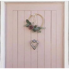 Load image into Gallery viewer, Brass Love Heart Door Knocker - Nickel Finish