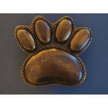 Load image into Gallery viewer, Brass Dog/Cat PAW Door Knocker - Heritage Brass Finish