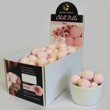 Load image into Gallery viewer, Box of Chill Pills (Mini Bath Bombs) 1.3Kg - Rose
