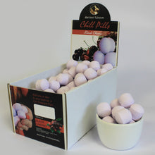 Load image into Gallery viewer, Box of Chill Pills (Mini Bath Bombs) 1.3Kg - Black Cherry
