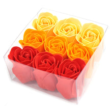 Load image into Gallery viewer, Set of 9 Soap Flower Box - Peach Roses
