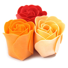 Load image into Gallery viewer, Set of 9 Soap Flower Box - Peach Roses
