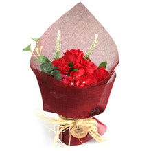 Load image into Gallery viewer, Standing Soap Flower Bouquet - Red
